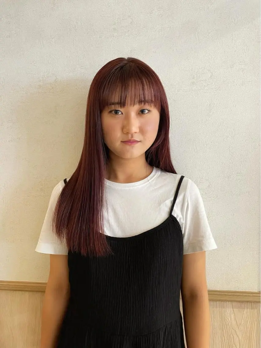 ブリーチなしダブルカラー+カット🎀🤍の写真