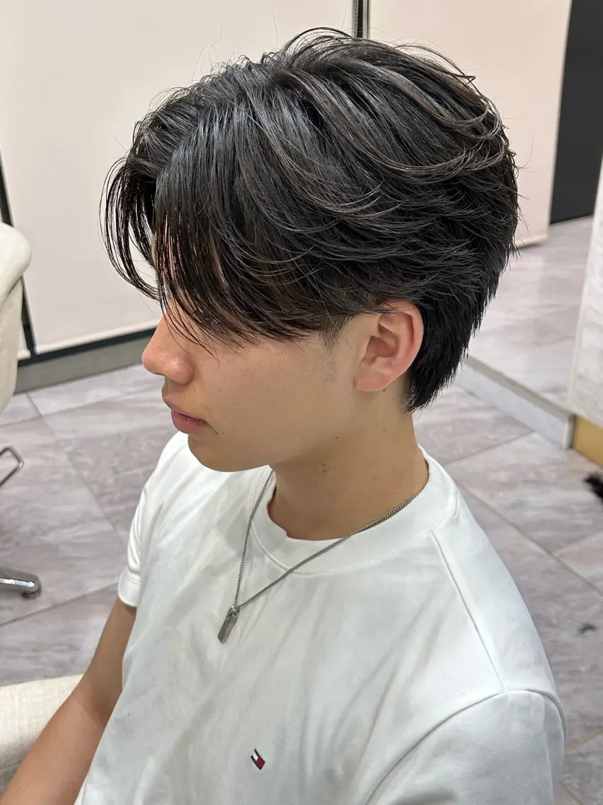 【6月限定価格】メンズカット+フェザーパーマ🪶の写真