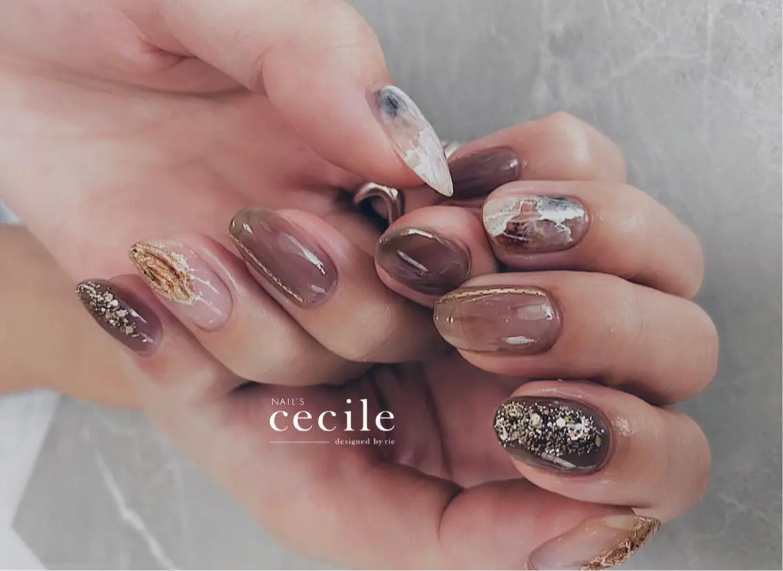 ネイル ハンドネイル Cecile Rieのネイルデザイン