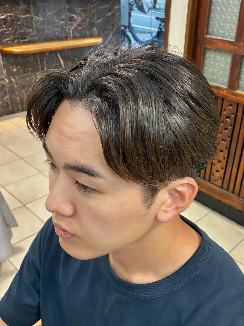 パーマ メンズ カット 縮毛矯正 メンズ特化/カット: パーマ🔥REO🔥のヘアスタイル