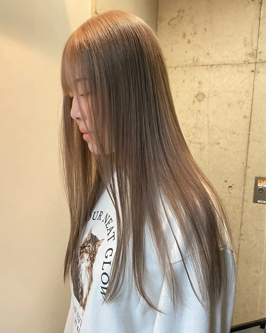 🎀髪質改善🎀リボーントリートメント🩵💫 Ribbon TREATMENT+透明感カラー🥣🫧✨の写真