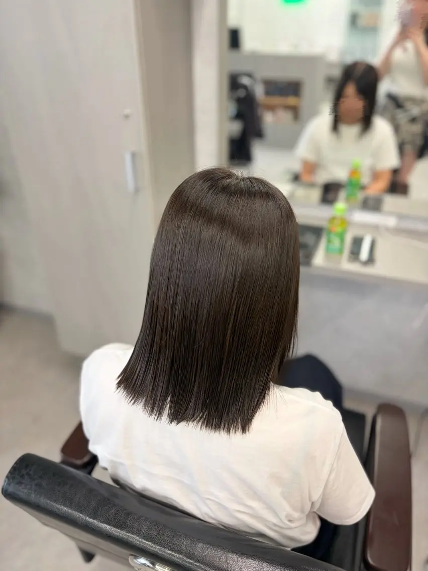 ミディアム ヘアカラー Saaya 【newi所沢】のヘアスタイル