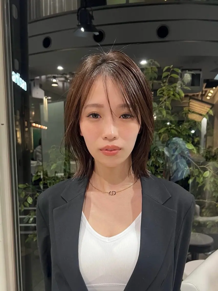 【新規限定30%off】似合わせレディースカット+透明感カラー🪞の写真