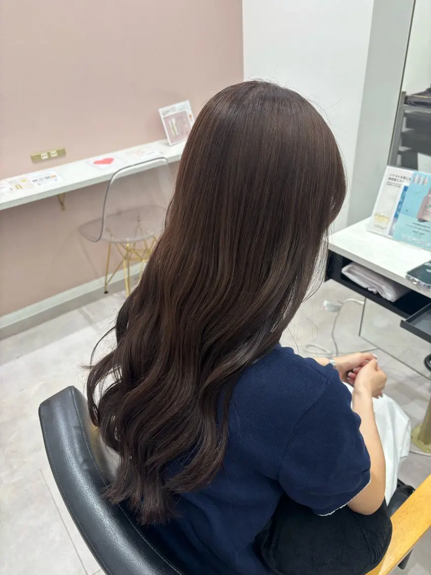 ロング カラー カット ヘアカラー 田中澪🩵ྀི /HUG横浜のヘアスタイル