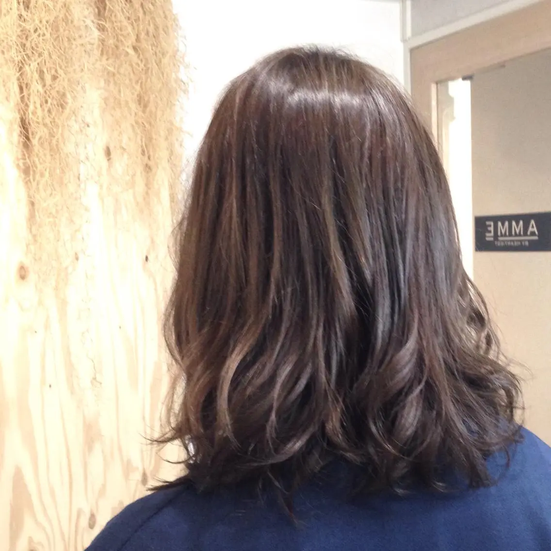 ミディアム カラー ブラウンカラー ラベンダーカラー ラベンダーブラウン 💎髪質改善💎 デザイナーshinのヘアスタイル