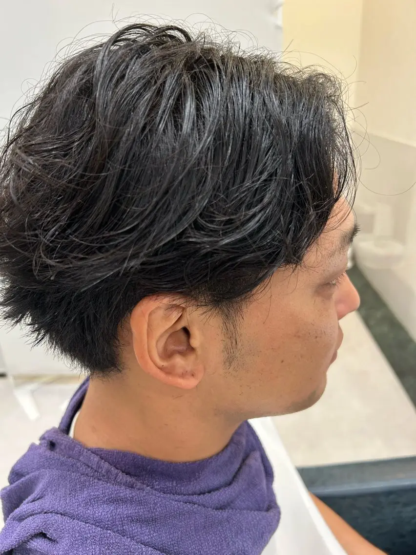 パーマ メンズ 下野 蒼太のヘアスタイル