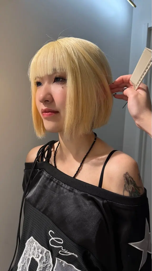ヘアカラー カラーモデル募集中 Rei🐈‍⬛/大宮のヘアスタイル