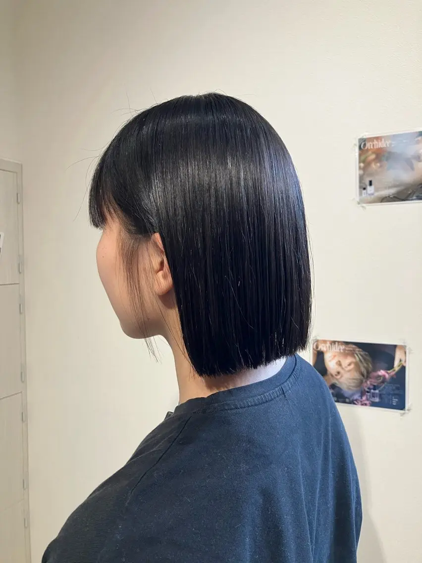 ショート ボブ カット トリートメント 横山 麻衣子のヘアスタイル