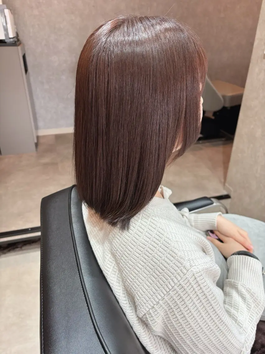 🌼初回限定クーポン🌼透明感カラー(トレンドカラーから白髪ぼかしまで♪)(毛先までフルカラー)(ブリーチなし)の写真
