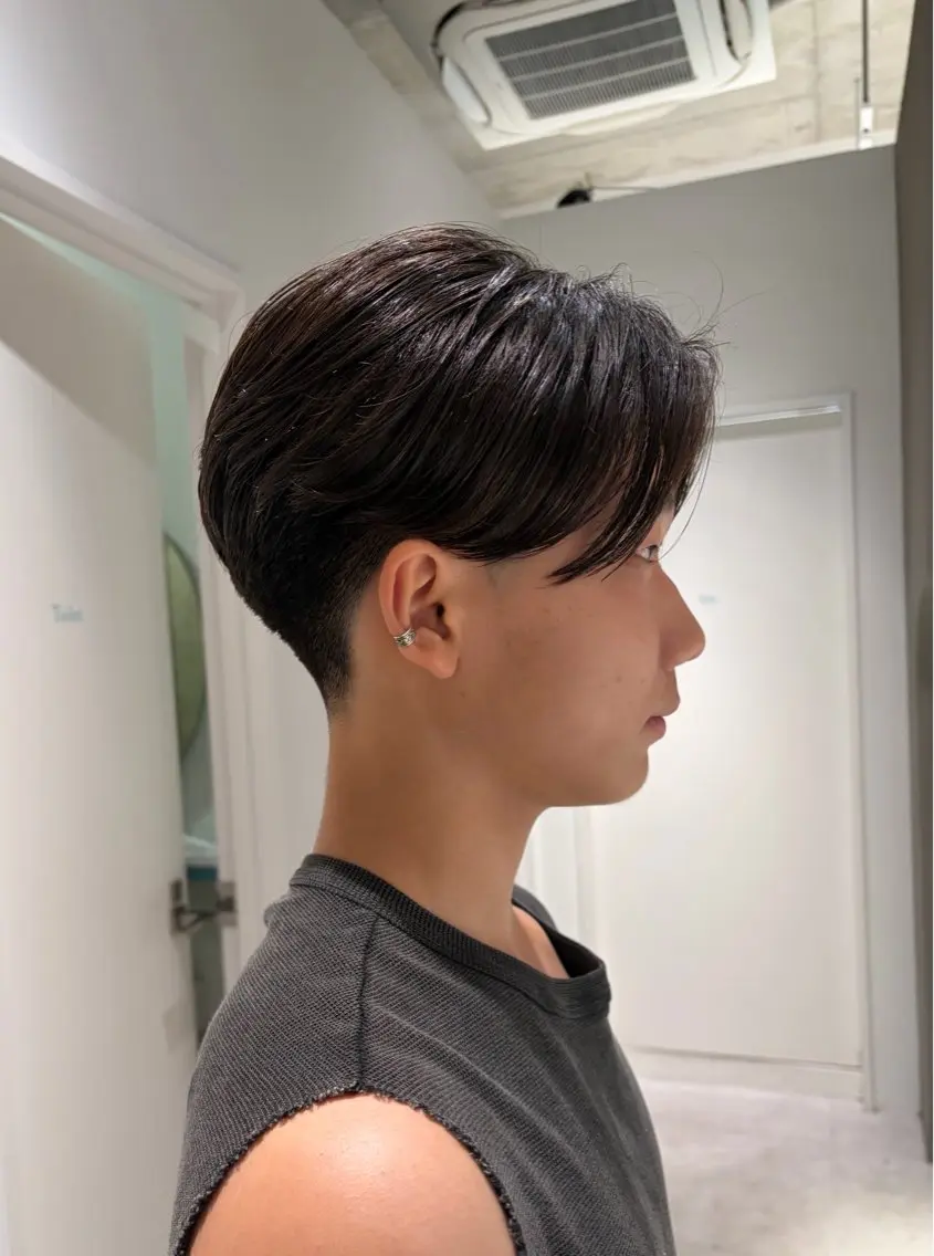 ショート 韓国風ヘア カット パーマ 中村 佳菜のヘアスタイル