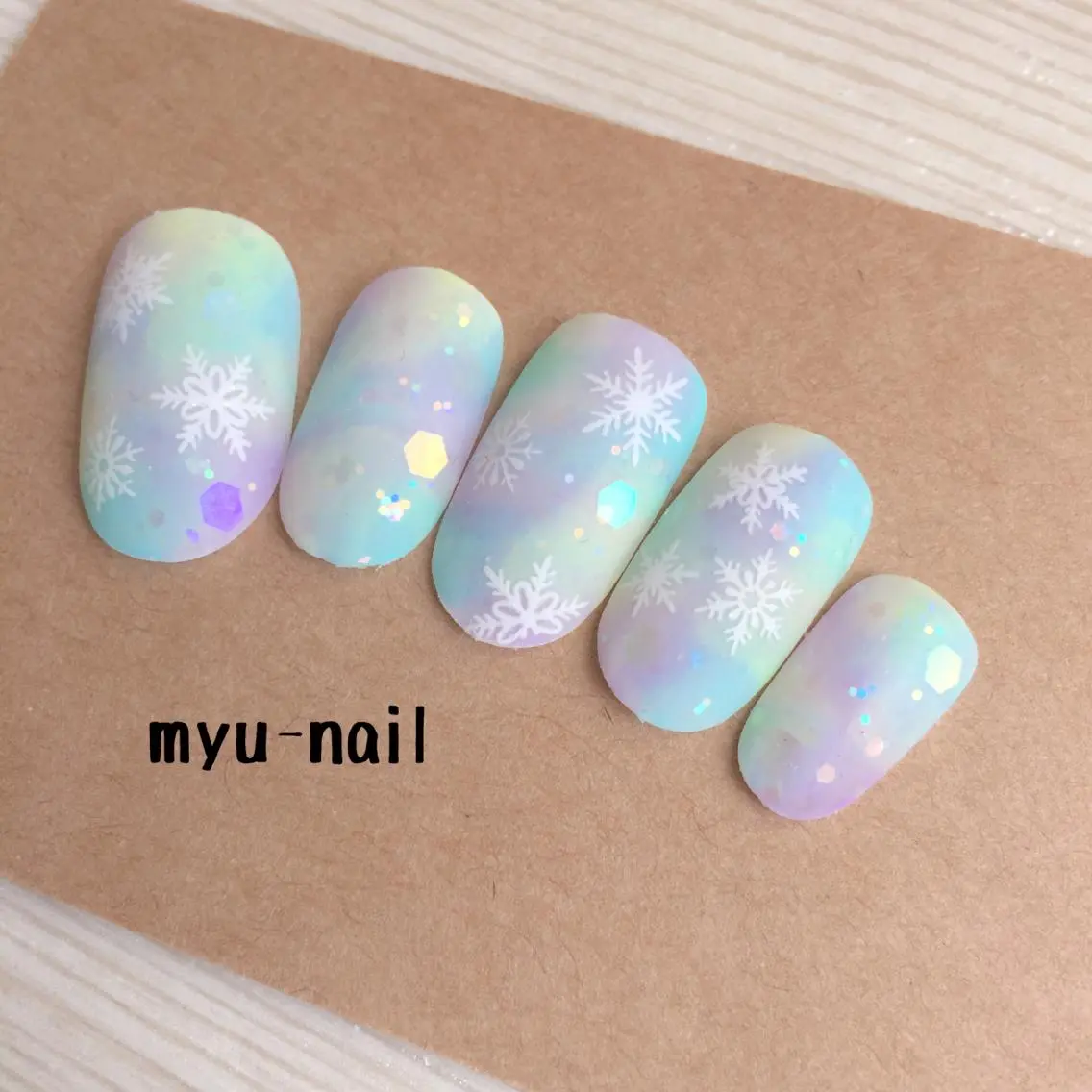 ネイル マットネイル ネイルチップ ホームサロン myu-nailのネイルデザイン