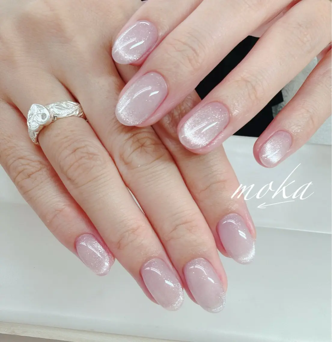 ネイル ハンドネイル ハンドケア 胡蝶蘭レディースサロ ンNailMOKAのネイルデザイン
