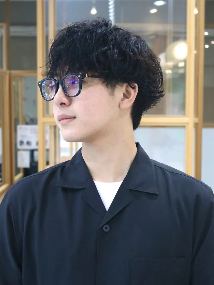 メンズ カット パーマ FERIA fam 北千里のヘアスタイル