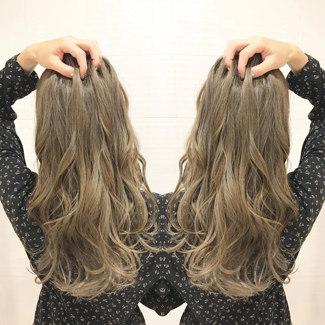 セミロング カラー パーマ ヘアアレンジ 外国人風カラー 🫧代表/新宿駅近/ 限定価格🫧田辺貴裕のヘアスタイル