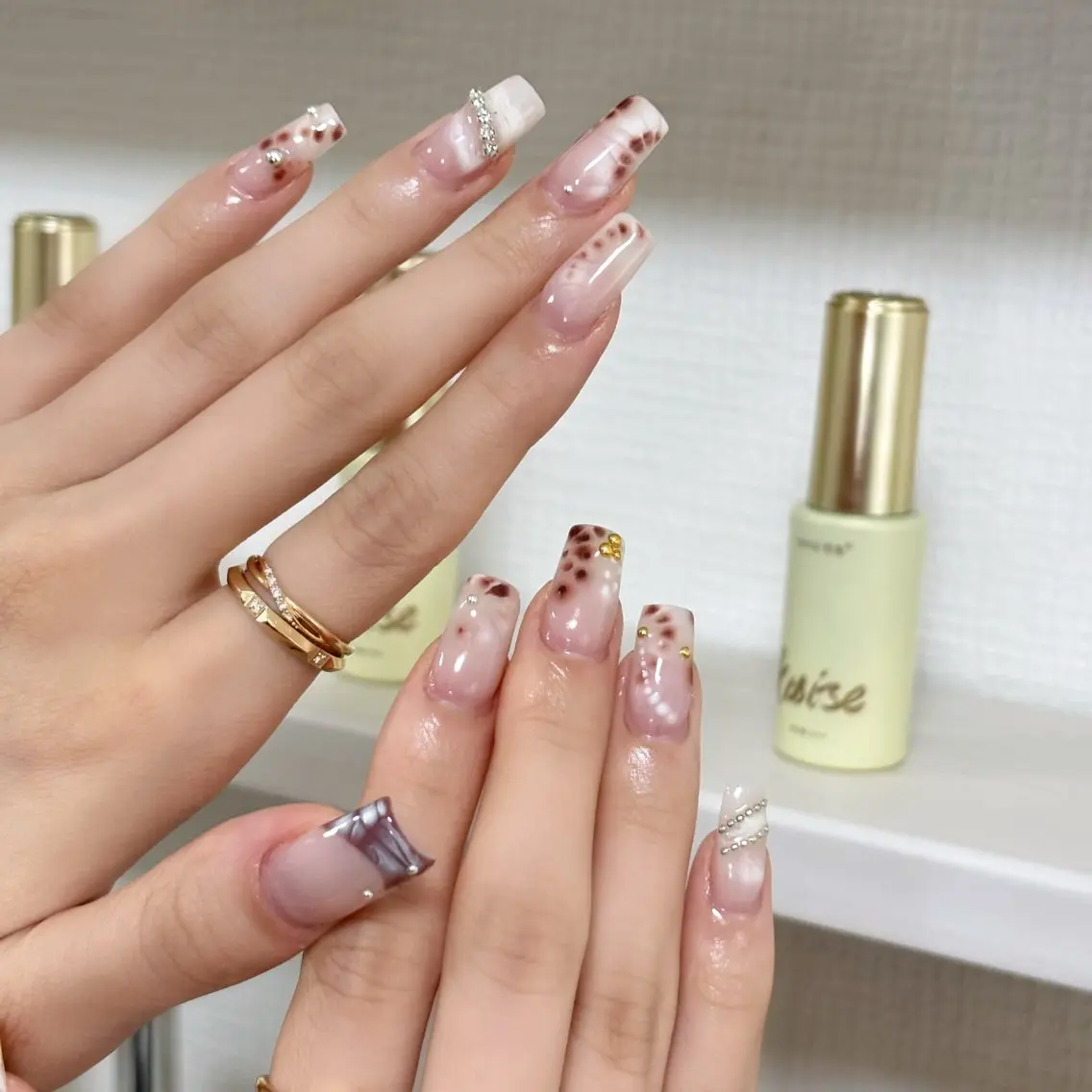 ネイル 長さ出し 韓国ネイル マグネットネイル スカルプネイル ネイルチップ ハンドネイル Sully Nail Labのネイルデザイン