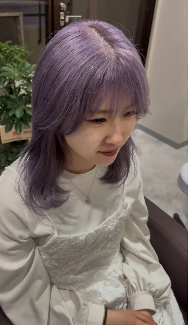 ミディアム ヘアカラー mimiiy fukaのヘアスタイル