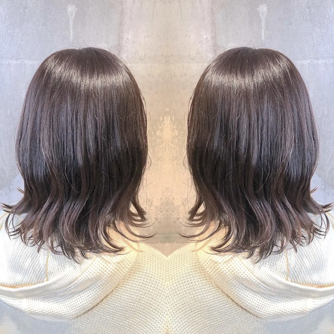 ミディアム カラー パーマ ヘアアレンジ メンズ キッズ ネイル マツエク・マツパ カット ヘアカラー EnBlesS西宮 マンツーマン神道有基のヘアスタイル