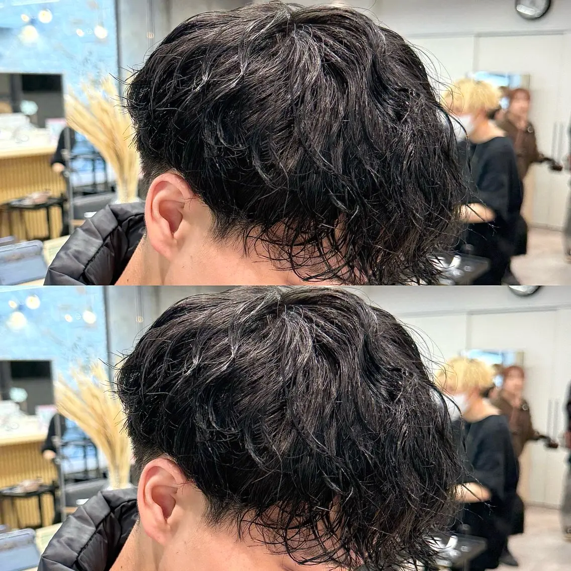 パーマ メンズ 似合わせ 鈴木俊輔のヘアスタイル
