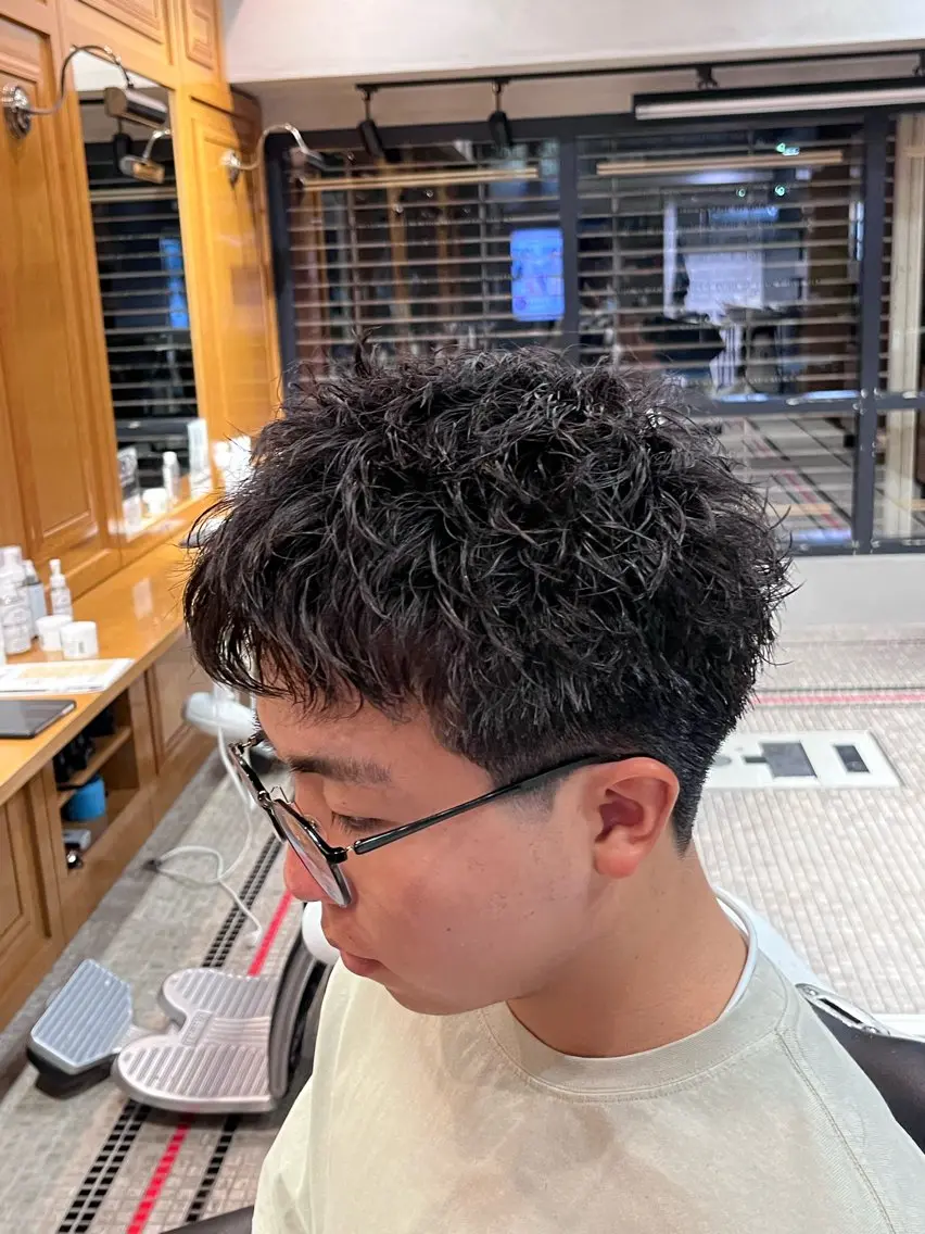 ショート パーマ ショートヘア 濵田 蘭のヘアスタイル