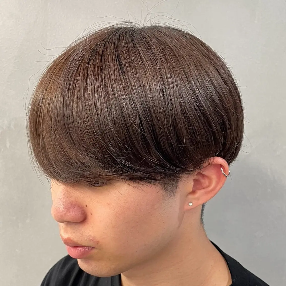 ミディアム パーマ ヘアアレンジ メンズ fifth 石川 凪のヘアスタイル