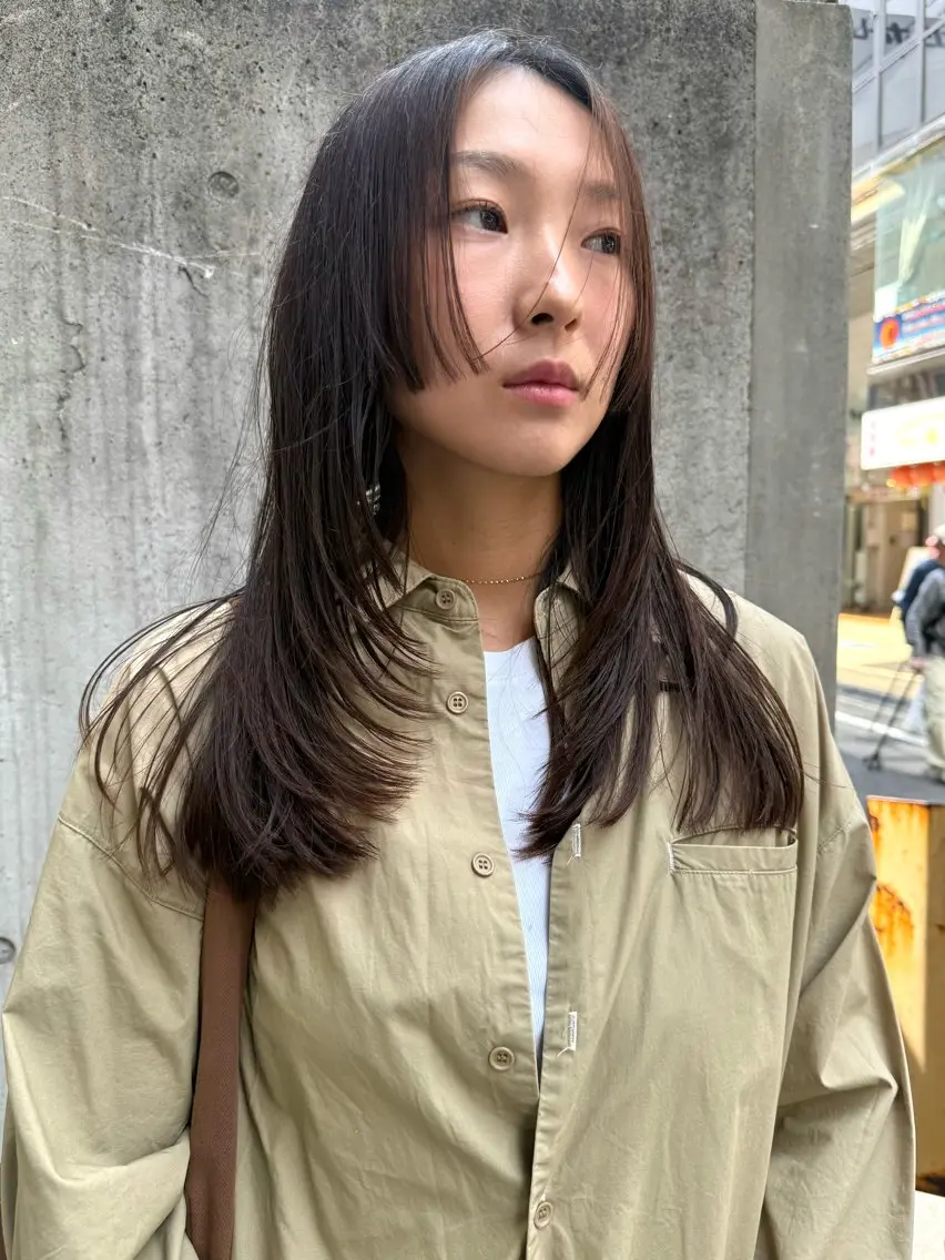 セミロング カット モードレイヤー/ボブ Rikuのヘアスタイル