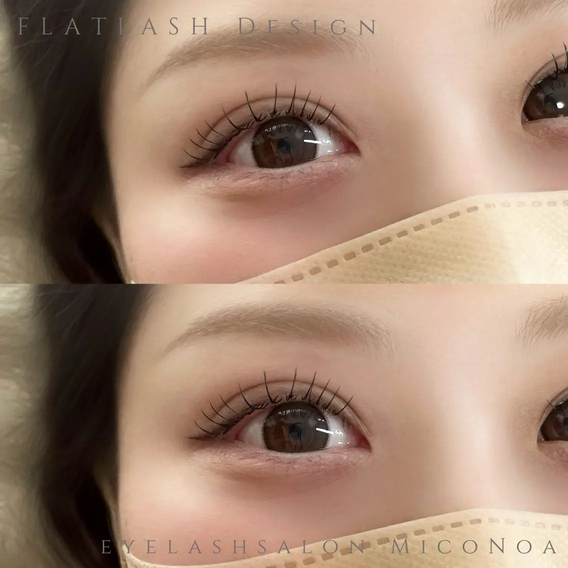 【ふわ軽&持続】1ヶ月以内オフ無料|flat lash 80本|ナチュ盛れの写真