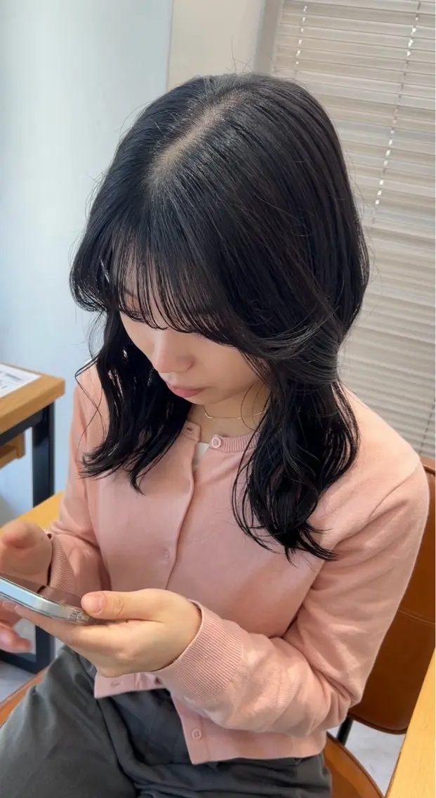 艶カラー+アイブロウカット✂️✨の写真