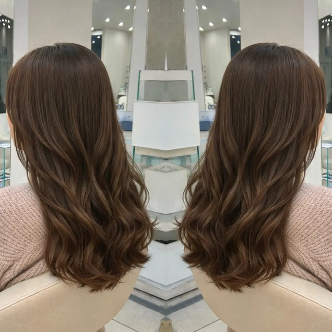 ロング カット ヘアカラー MODEK's Brillerのヘアスタイル