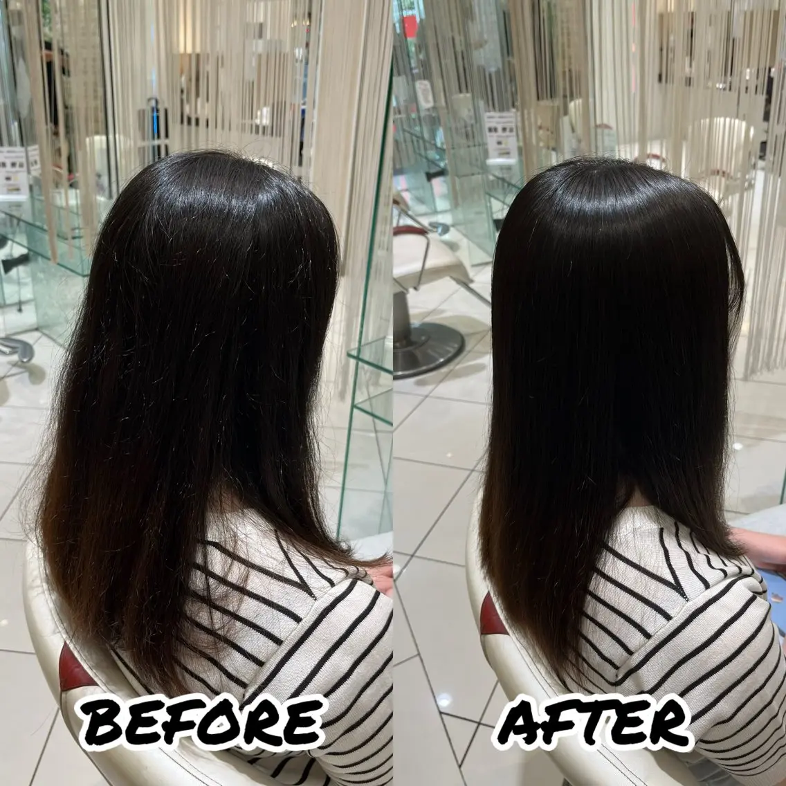ロング カット 縮毛矯正 トリートメント 髪質改善美容師 鈴木のヘアスタイル