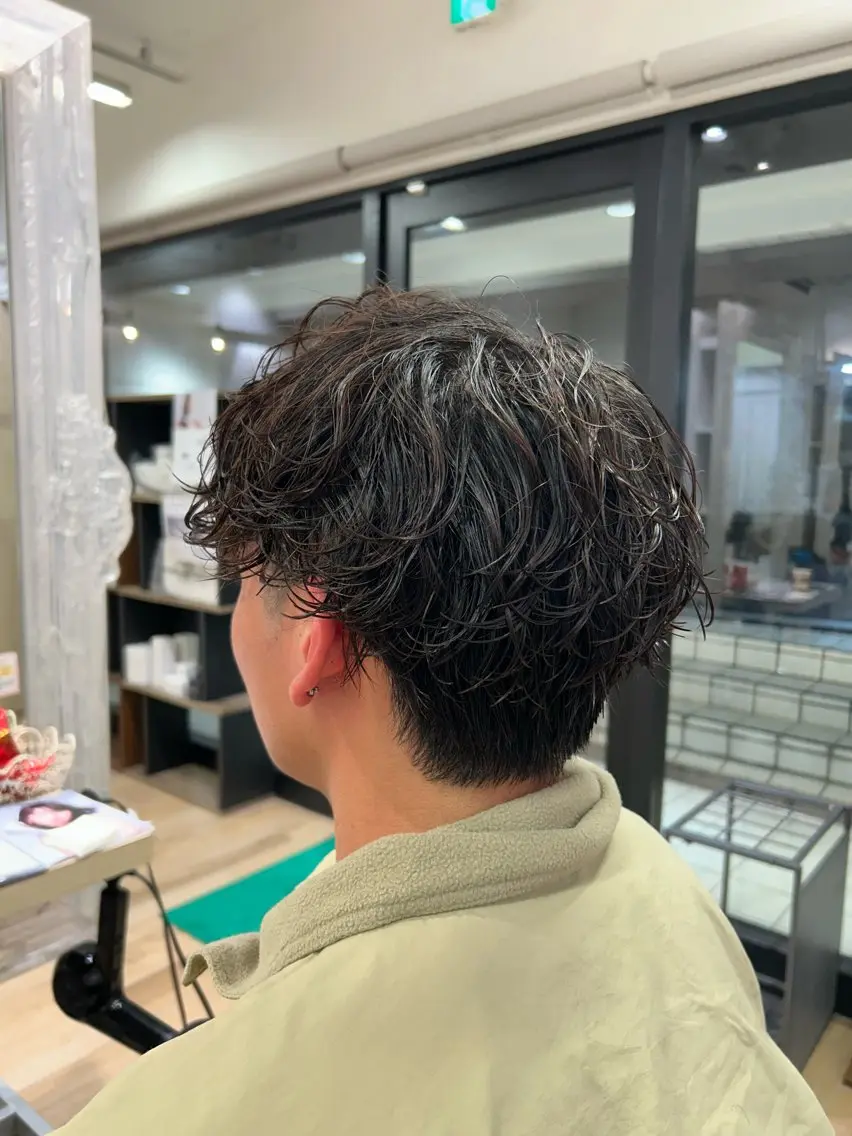 パーマ メンズ カット パーマ 渡辺 大輝 メンズパーマのヘアスタイル