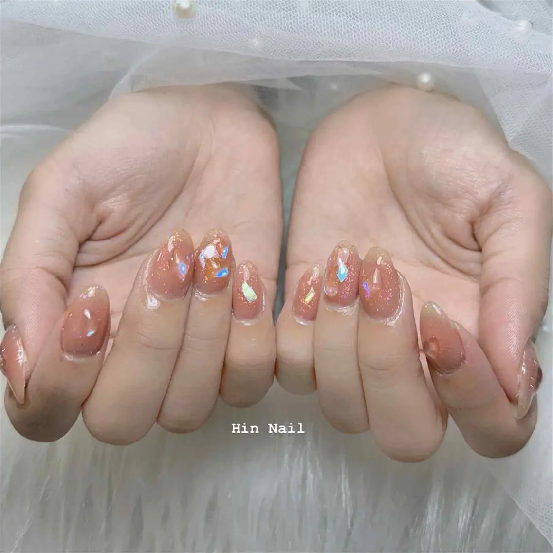 ネイル フットネイル フレンチネイル ジェルネイル グラデーション 韓国ネイル ハンドネイル HIN NAILのネイルデザイン