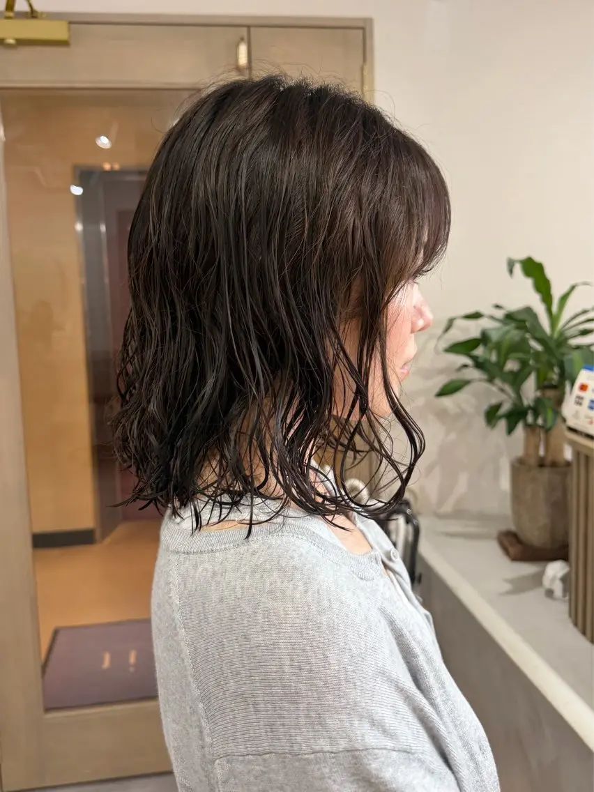 ショート カラー パーマ カット ヘアカラー トリートメント 梅田/ 髪質改善/ 似合わせ/RINKAのヘアスタイル