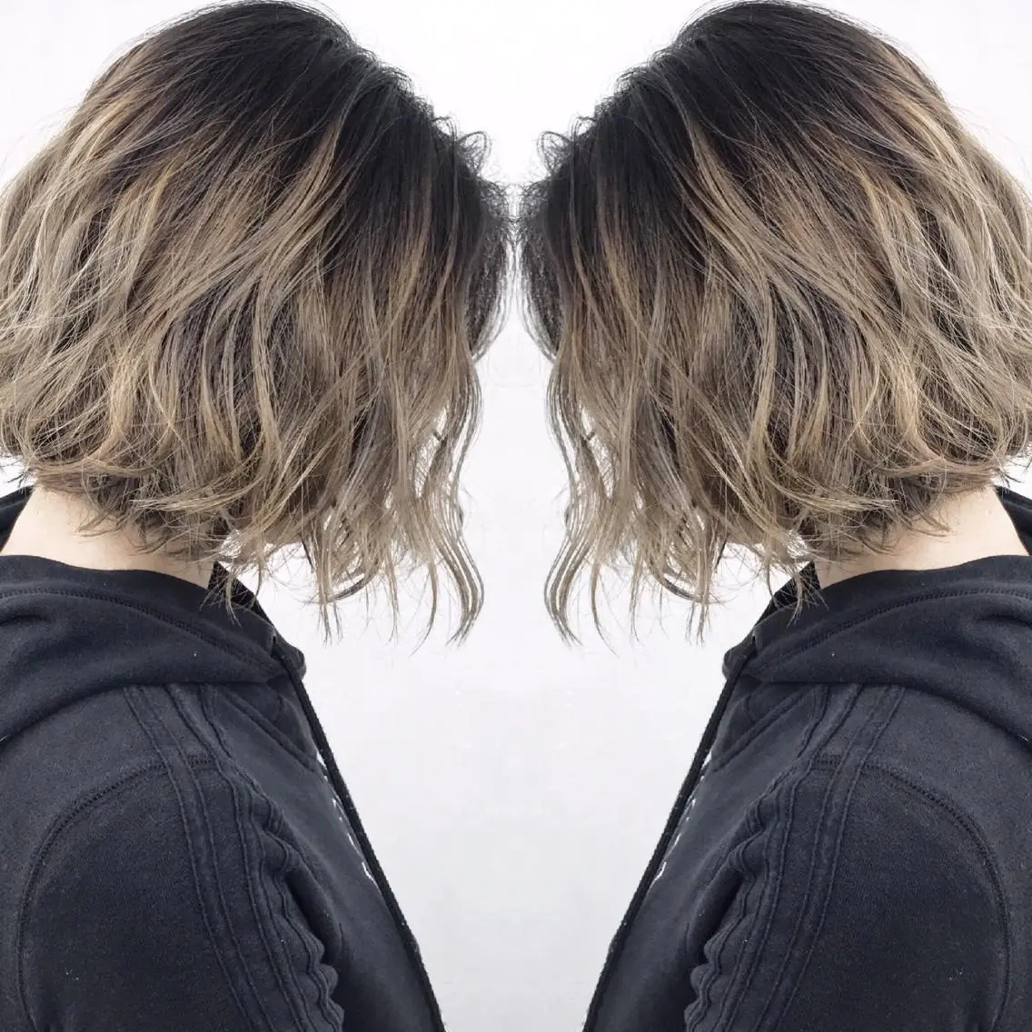 ショート カラー グラデーションカラー TATSUYA アートディレクターのヘアスタイル