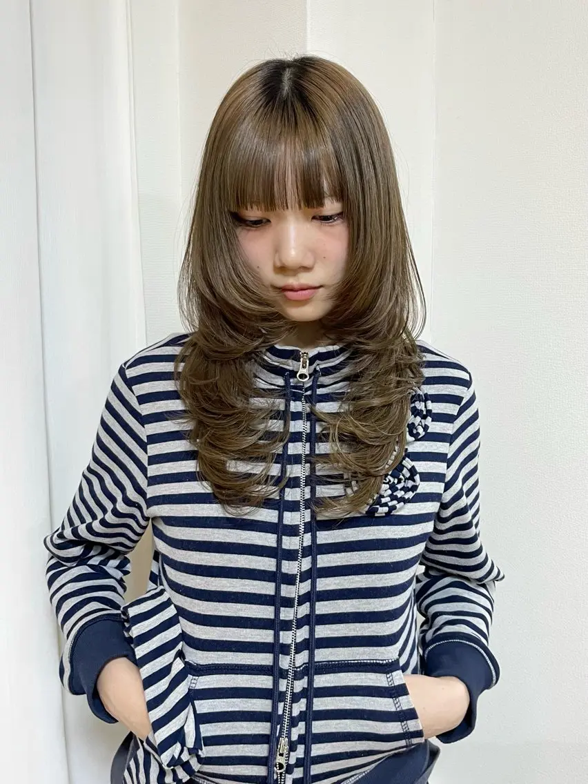 ロング カット トリートメント 園田 渉 ◤SHIKIO◢のヘアスタイル