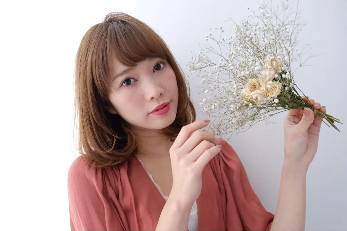 ミディアム ヘアカラー トリートメント 髪質改善/縮毛矯正 🎀小林 唯 🎀のヘアスタイル