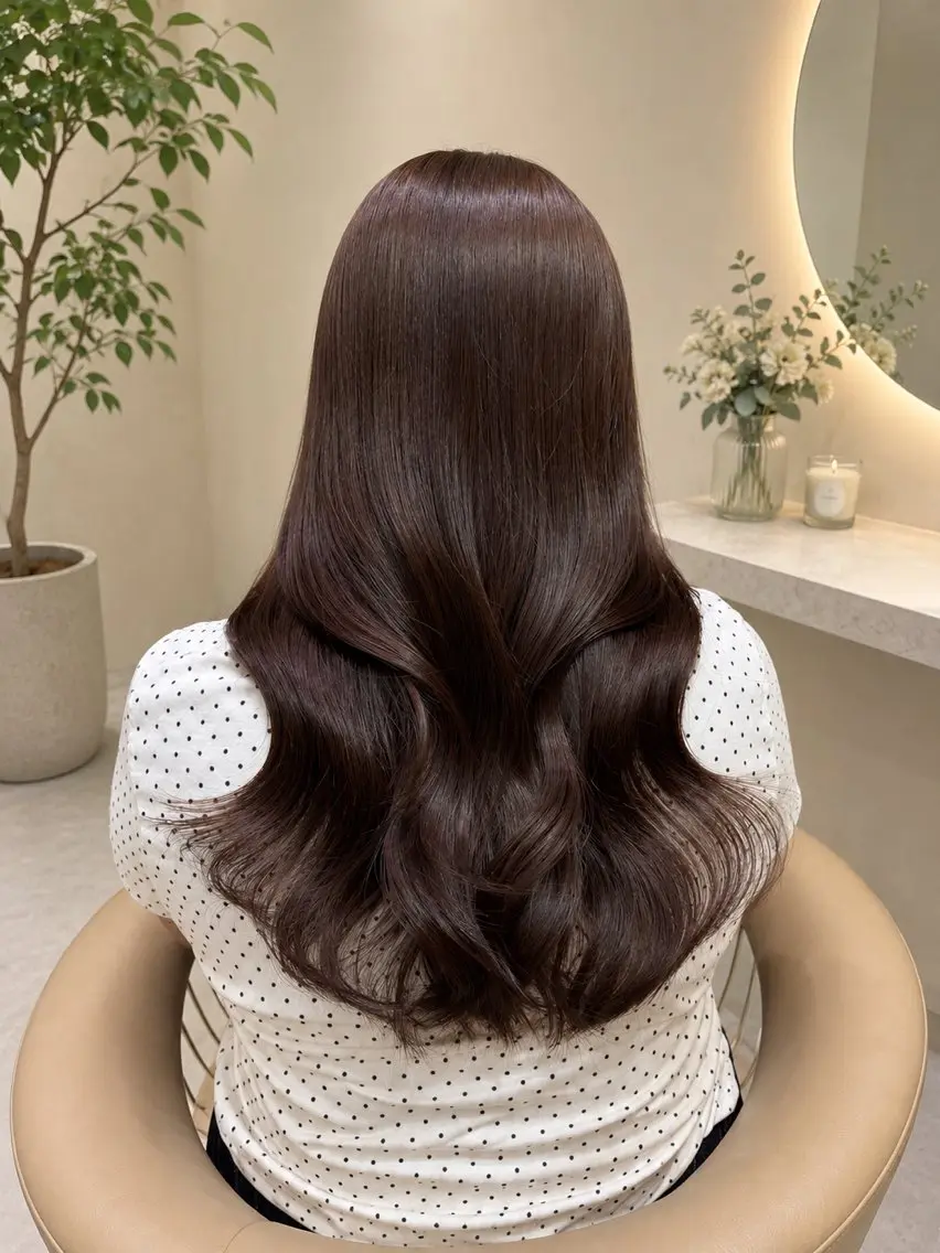【6,7月限定☀️クーポン】 フルカラー➕カット✂️➕quickトリートメント➕巻き仕上げ🤍の写真