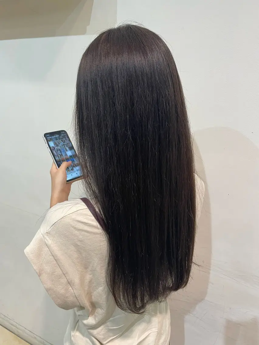 ロング カラー アッシュ すずな【レディース カットモデル募集中】のヘアスタイル