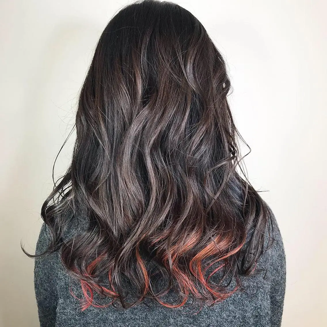 ロング カラー カット ヘアカラー トリートメント Lien 深井店のヘアスタイル