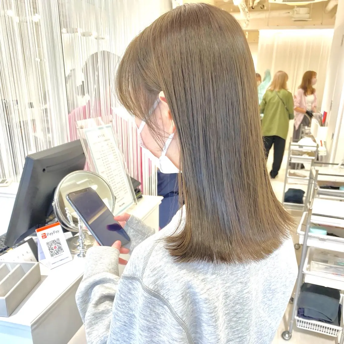 U24🐑 初カラーの方におすすめ✨【ブリーチ】＋【カラー】＋【Aujua 4stepトリートメント】🫧の写真