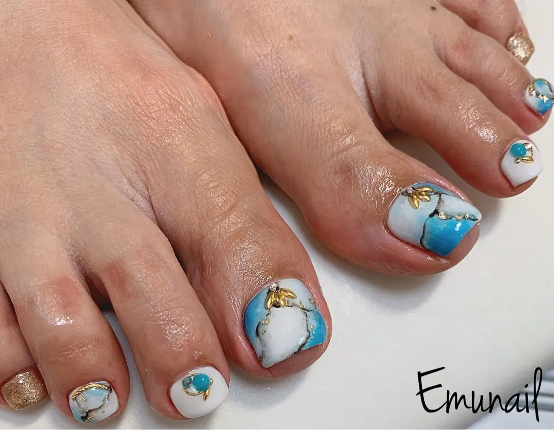 ネイル フットネイル Emu Nailのネイルデザイン