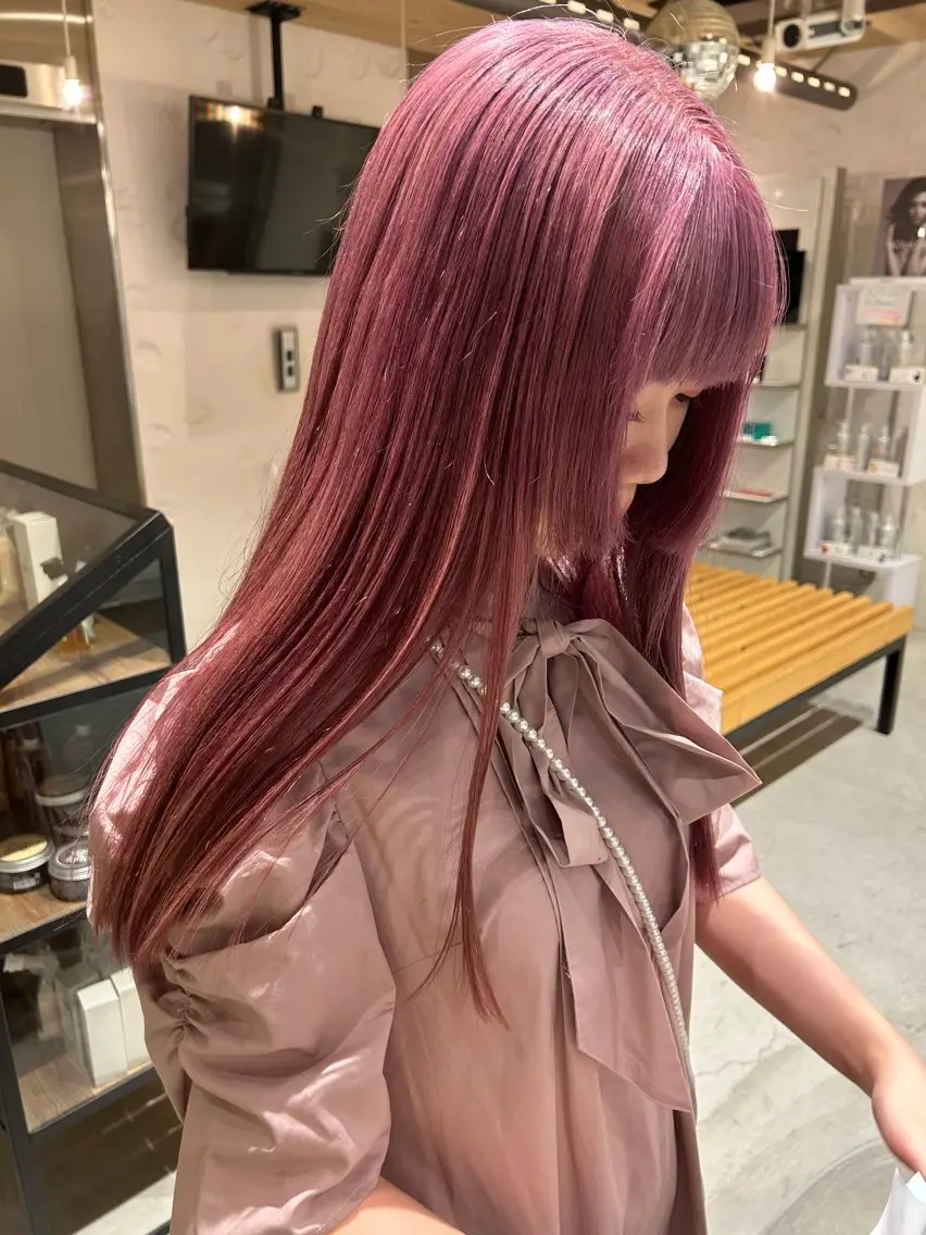 セミロング カラー メンズ多数⚡ブリーチ 特化💚Acchonのヘアスタイル