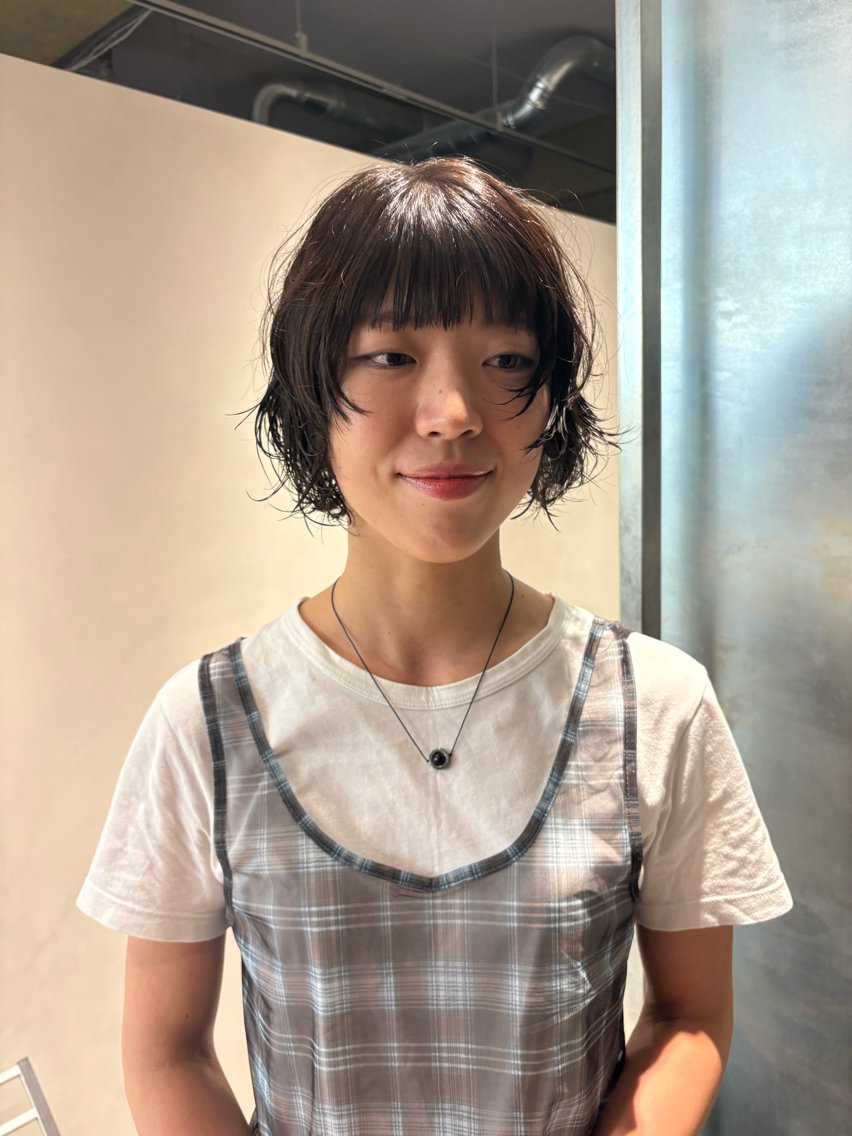 ショート 顔周りカット レイヤーカット Watanabe Maiのヘアスタイル