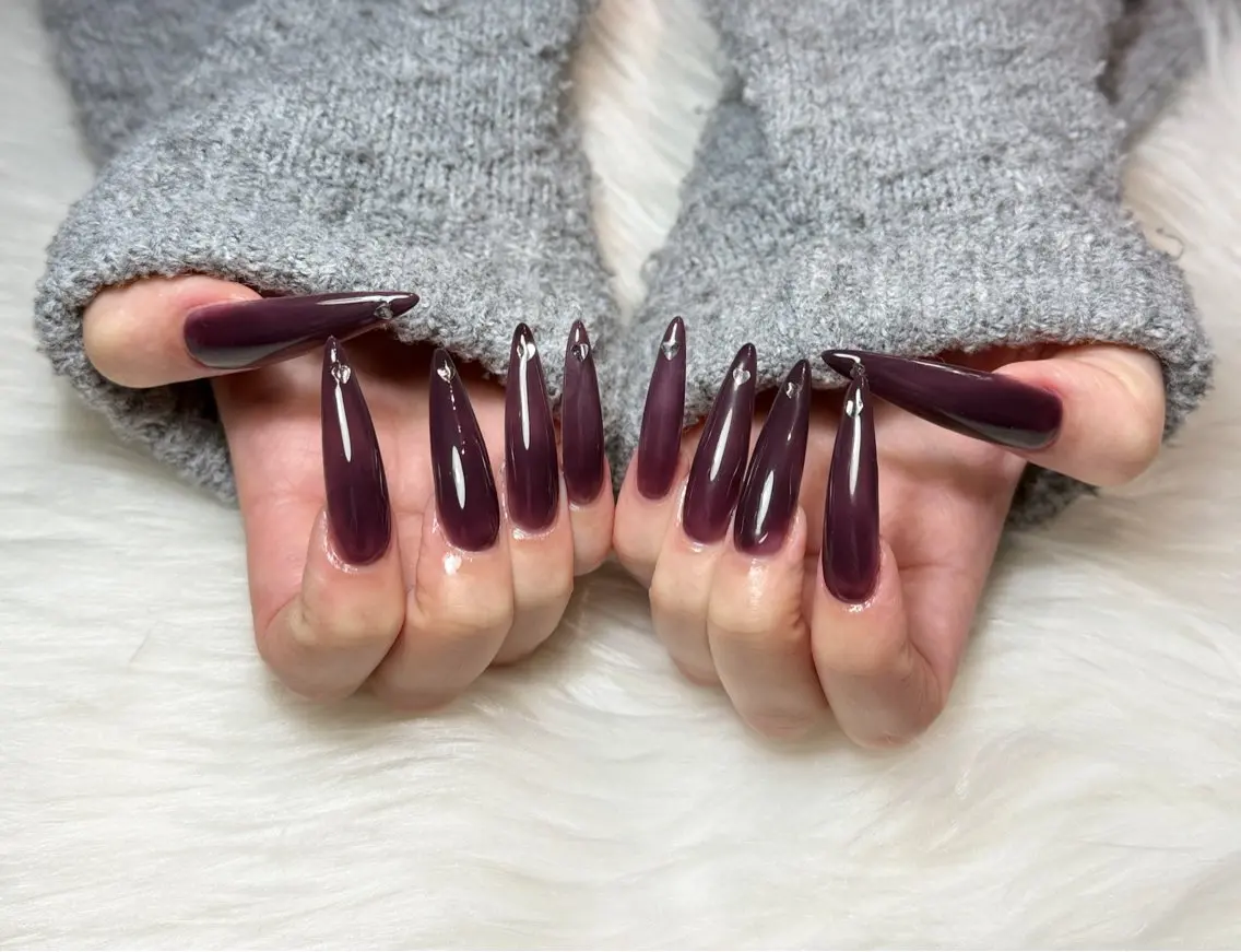 ネイル オーロラネイル チークネイル フットネイル フレンチネイル ジェルネイル ハンドネイル Havi Nailsのネイルデザイン