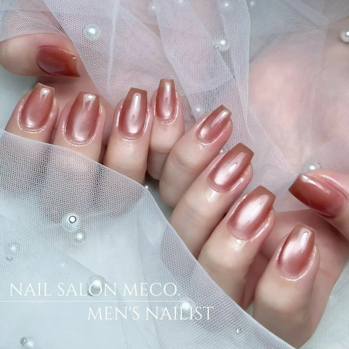 ネイル マグネットネイル ハンドネイル nailsalon mecoのネイルデザイン
