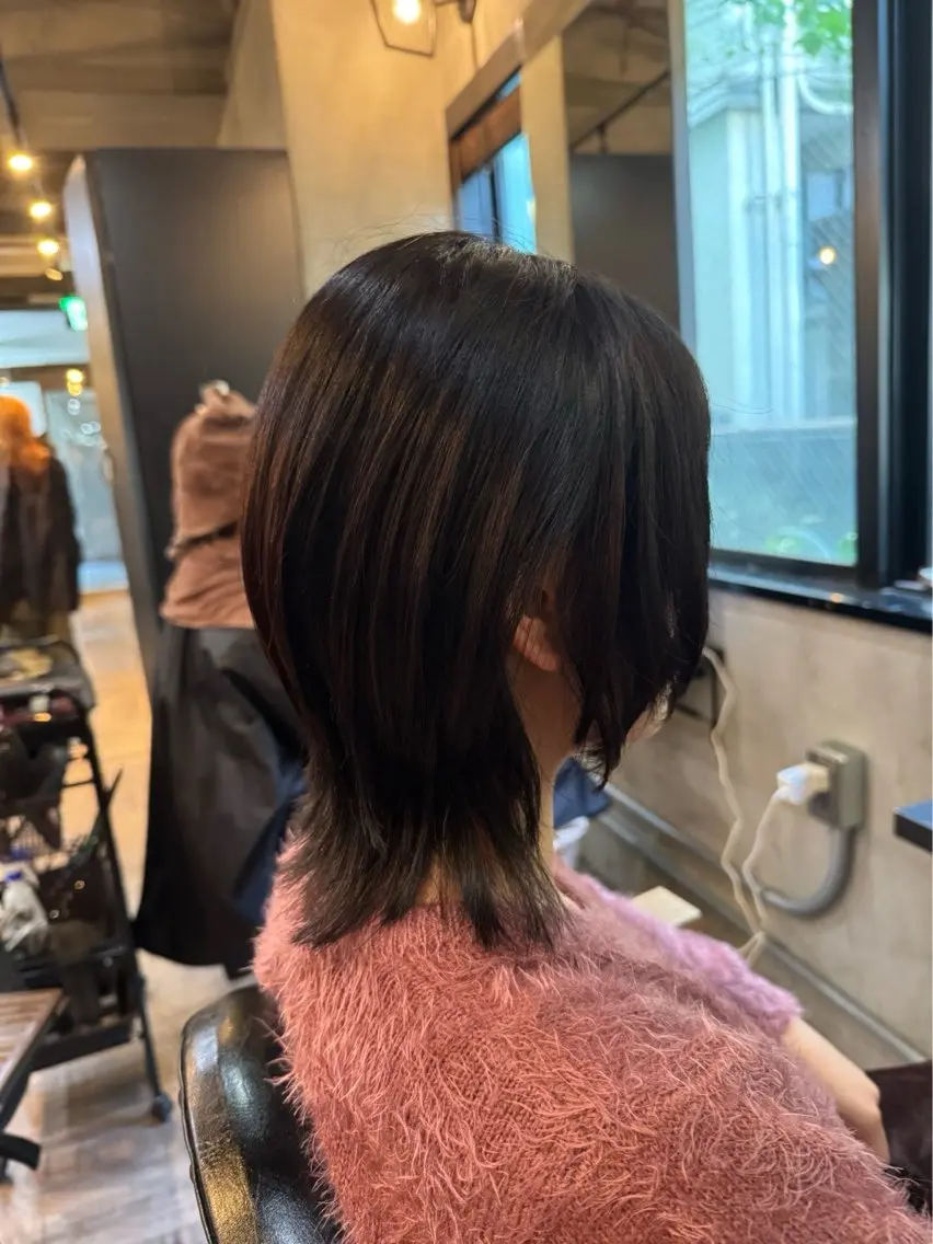 ミディアム 似合わせカット 🫧透明感ブリーチ 🫧𝑳𝒖𝒏𝒂のヘアスタイル