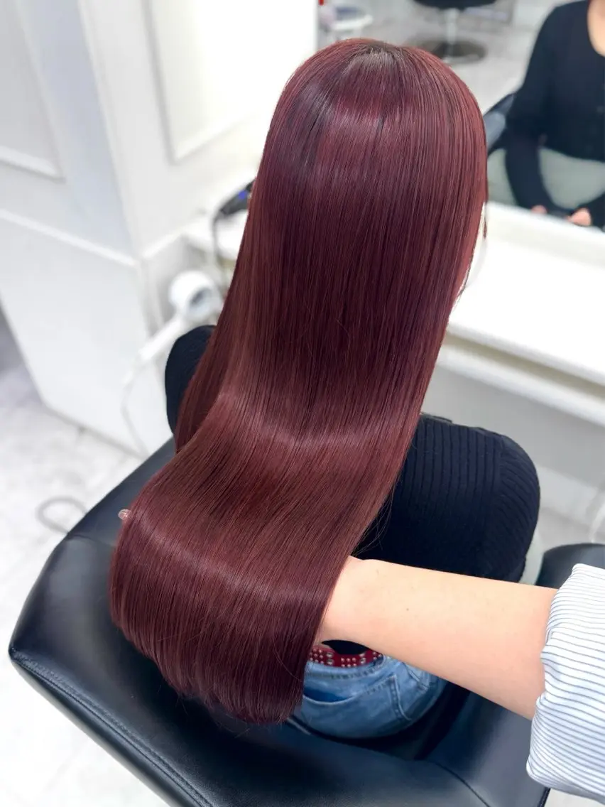 ロング カラー カット ヘアカラー ♡ParveMix NANO♡のヘアスタイル