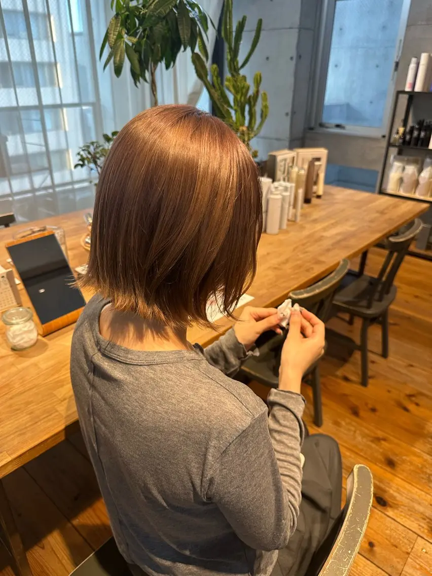 ショート カラー ヘアカラー MISAKI ‎のヘアスタイル
