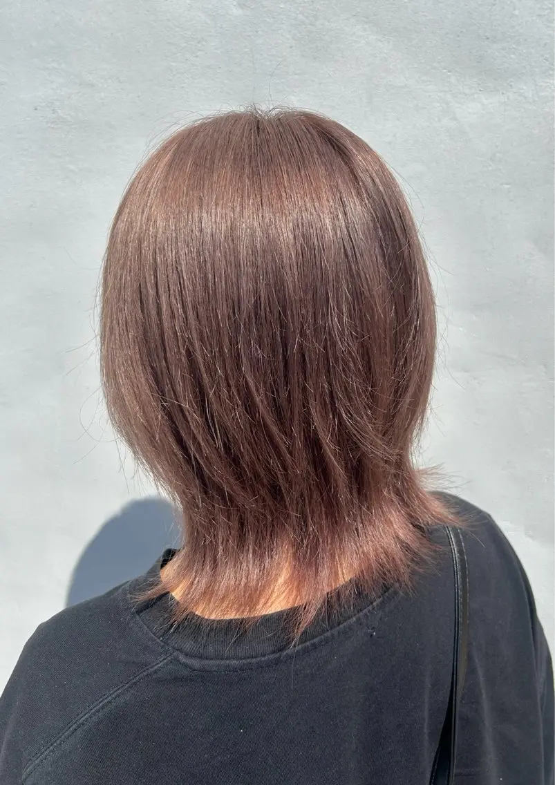ショート カラー 最高級エクステ /羽エクステ白石宇由のヘアスタイル