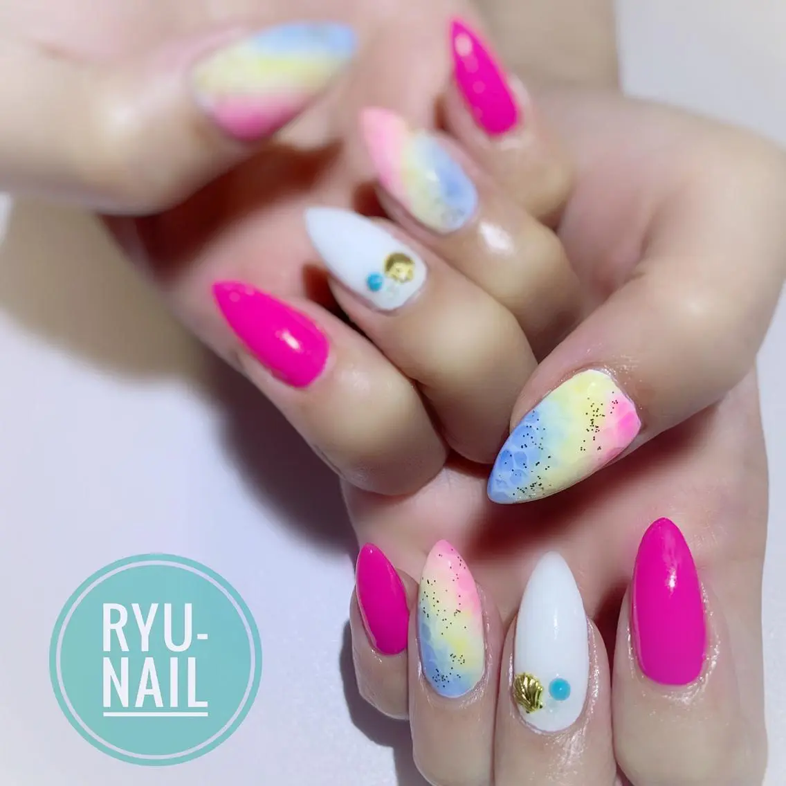 ネイル ハンドネイル Ryu-nail 對馬　琴美のネイルデザイン