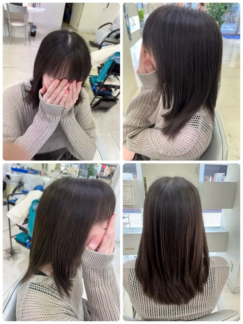 ロング タカハシ リナのヘアスタイル
